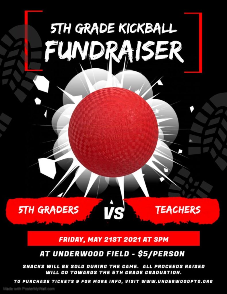 5th Grade Kickball Fundraiser - May 21st